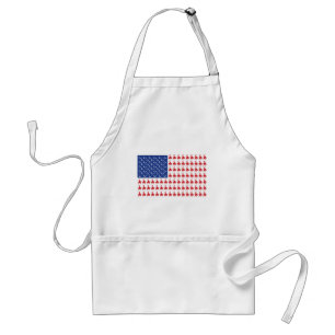 Cowboy-Rider-Flag-Tee Schürze