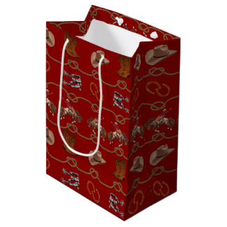 Cowboy-Rodeo Essentials Mittlere Geschenktüte