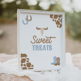 Cowboy Rodeo Geburtstagsparty Sweet Leckereien Unt Poster