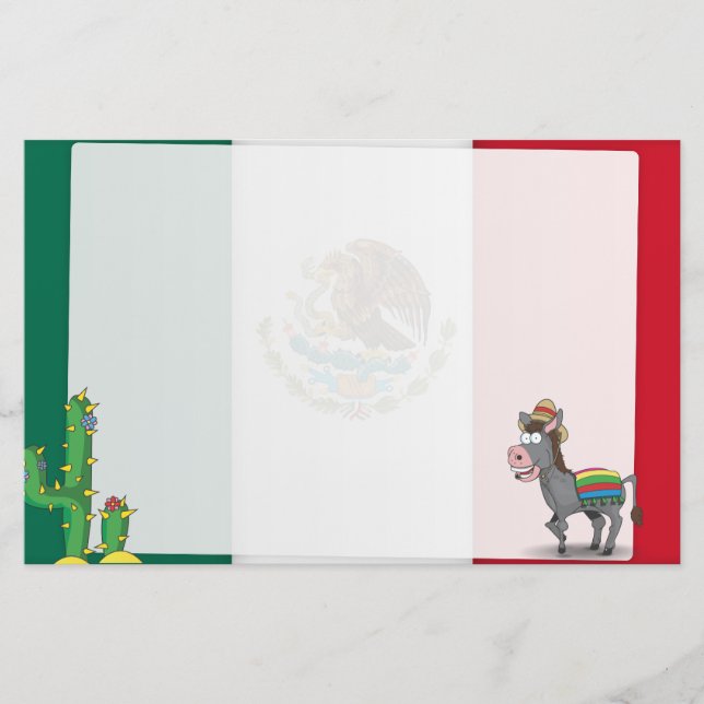 Cowboy Rodeo Horse Briefpapier (Vorderseite)