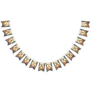 Cowboy Rodeo Pferde Reittier Wild West Party Wimpelkette