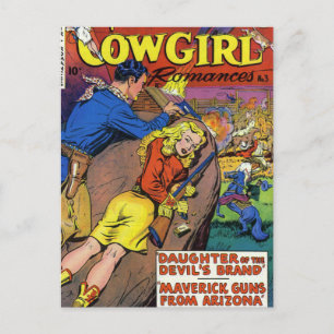 Cowboy Romances Postkarte