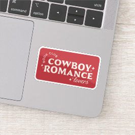 Cowboy Romantik Bücher ästhetisch Aufkleber