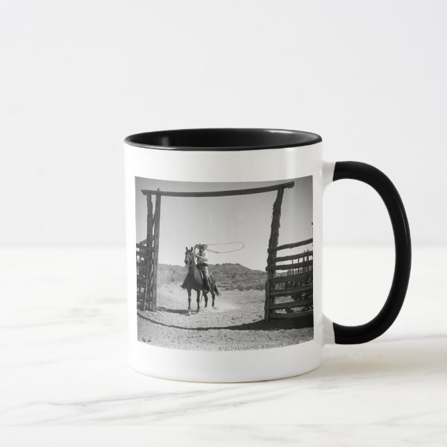 Cowboy roping tasse (Rechts)