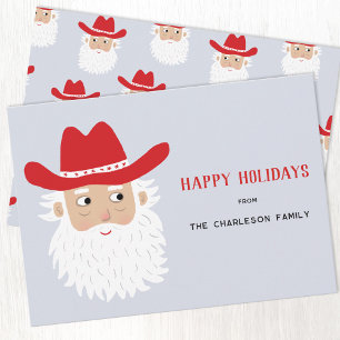 Cowboy Santa Claus Weihnachten