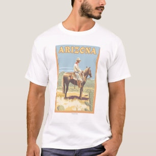 Cowboy (Seitenansicht) Arizona T-Shirt