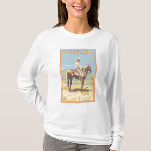 Cowboy (Seitenansicht) Colorado T-Shirt