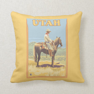 Cowboy (Seitenansicht) Utah Kissen