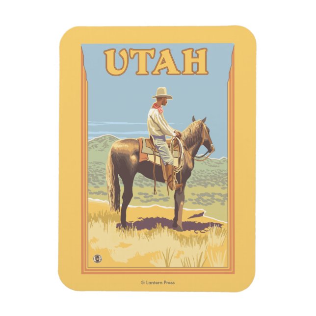 Cowboy (Seitenansicht)Utah Magnet (Vertikal)
