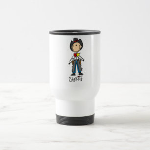 Cowboy Sheriff T-Shirts und Geschenke Reisebecher