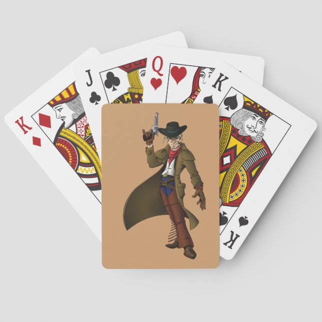 Cowboy Shooter Playing Cards Spielkarten (Rückseite)