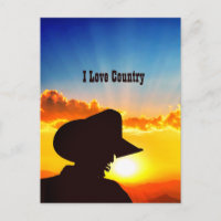 Cowboy-Silhouette