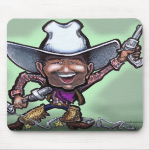 Cowboy singen mousepad