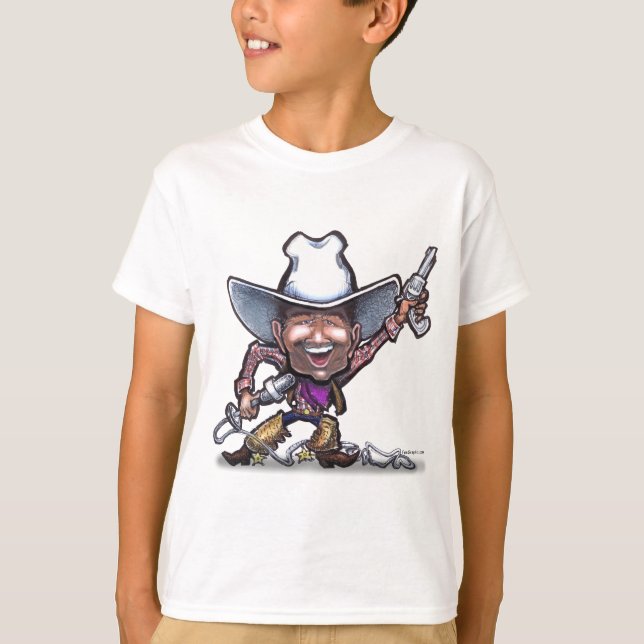 Cowboy singen T-Shirt (Vorderseite)