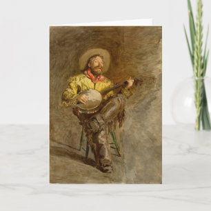 Cowboy Singing   Thomas Eakins Karte