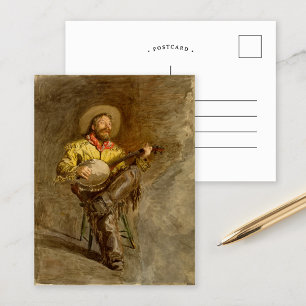 Cowboy Singing   Thomas Eakins Postkarte