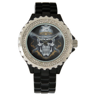 Cowboy Skeleton Armbanduhr