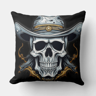 Cowboy Skeleton Kissen