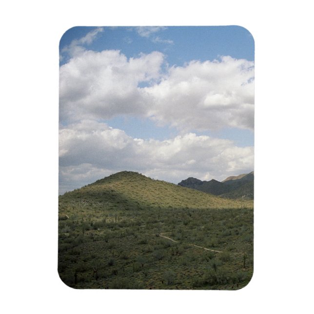 Cowboy Skyline Decorative Western Wüste Magnet (Vertikal)