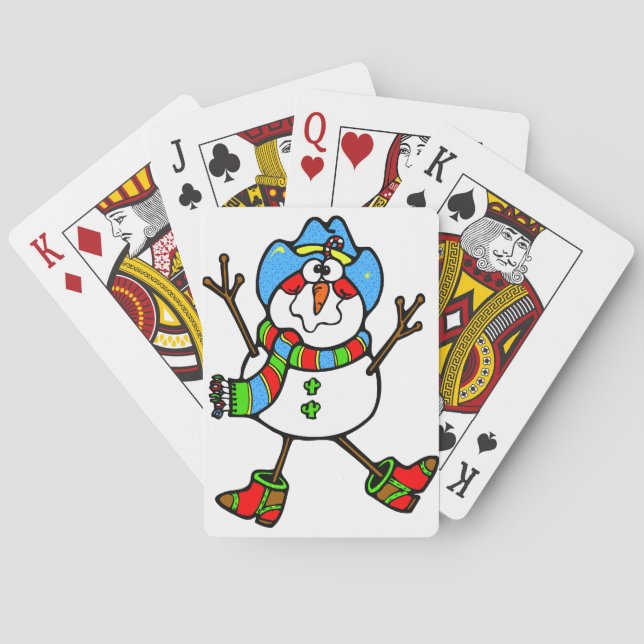 Cowboy Snowman Spielkarten (Rückseite)