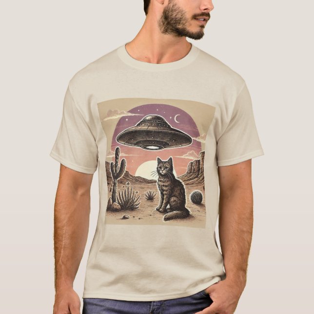 Cowboy Spaceship T-Shirt (Vorderseite)
