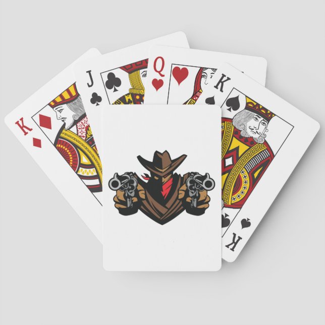 Cowboy Spielkarten (Rückseite)