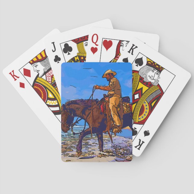 Cowboy Spielkarten (Rückseite)