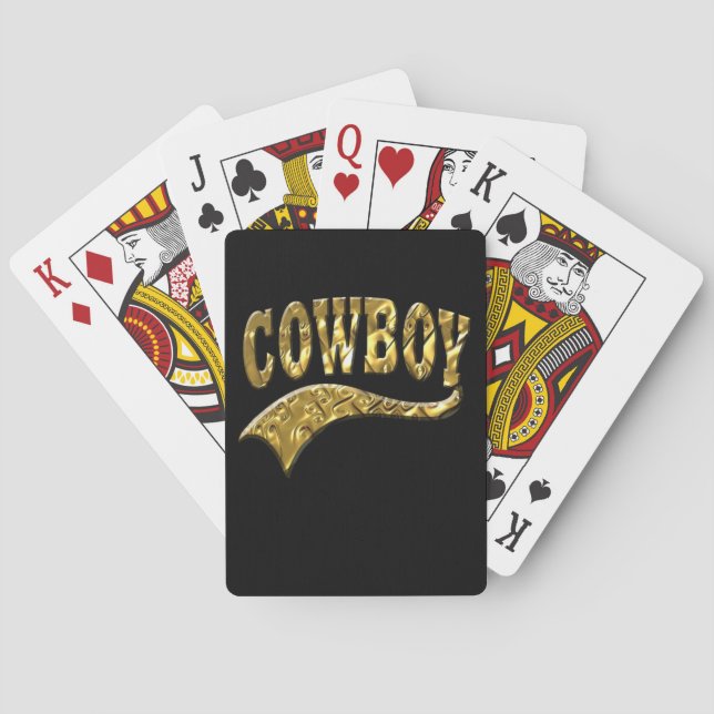 Cowboy Spielkarten (Rückseite)