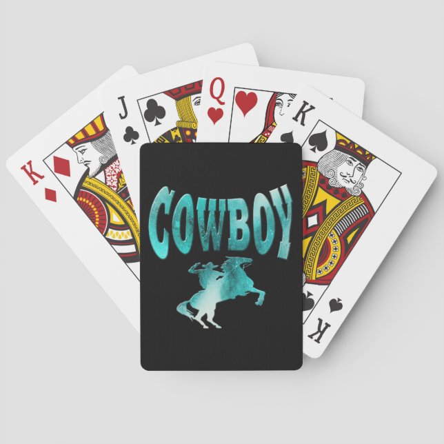 Cowboy Spielkarten (Rückseite)