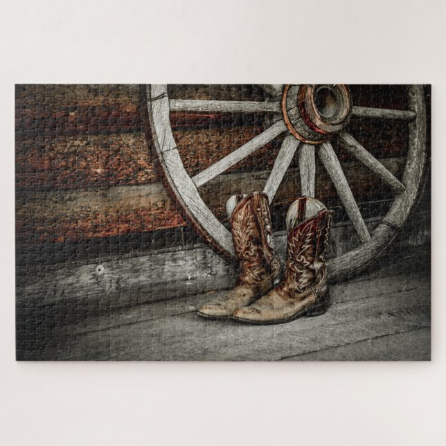 Cowboy-Stiefel (Horizontal)