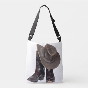 Cowboy Stiefel und Hut Tragetaschen Mit Langen Trägern