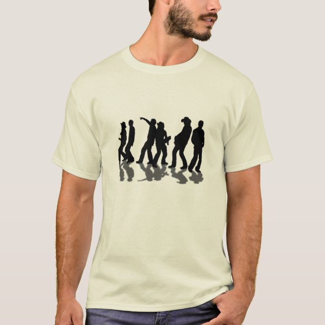 Cowboy-Tanzen T-Shirt (Vorderseite)