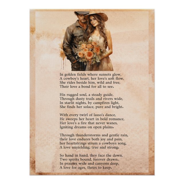 Cowboy-Traum Poster (Vorderseite)