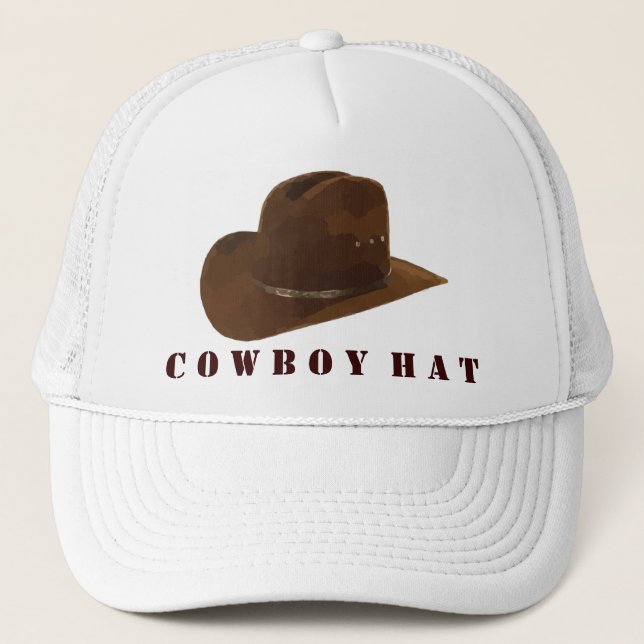 Cowboy Truckerkappe (Vorderseite)