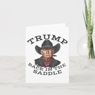 Cowboy Trump kehrt in die Satteleinweihung 2025 zu Karte