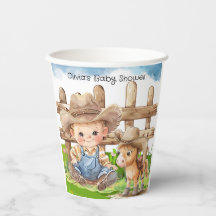 Cowboy und eine Pony Horse Boy Baby Dusche