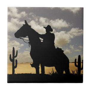 COWBOY UND PFERD FLIESE