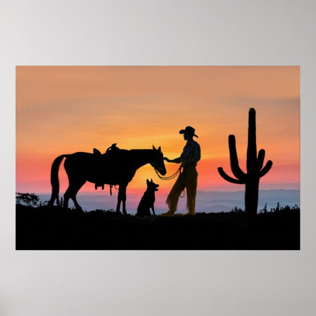 COWBOY-UNTERNEHMEN POSTER (Vorne)