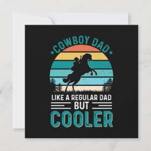 Cowboy-Vater Einladung