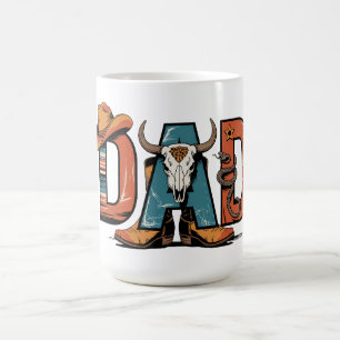 Cowboy-Vater: hart, wahr und zeitlos Kaffeetasse