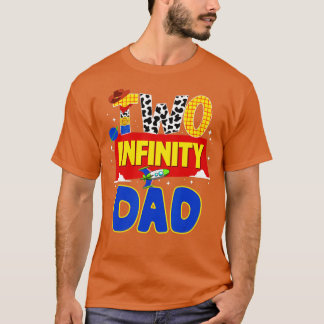 Cowboy Vater zwei Unendlich und über die Geburtsta T-Shirt