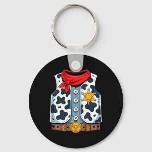 Cowboy Vest Western Sheriff Costume Cool Easy Hall Schlüsselanhänger