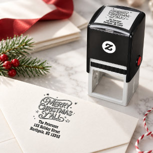 Cowboy-Weihnachten Western Frohe Weihnachten Euch Permastempel
