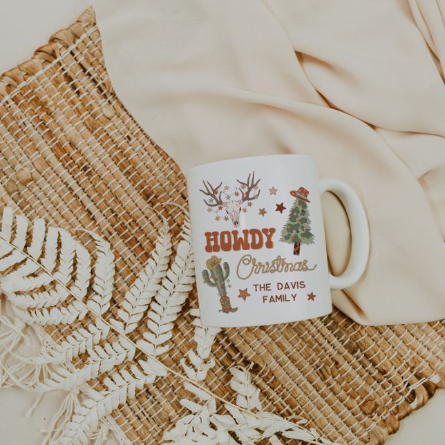 Cowboy Weihnachtsfeiertag Tasse (Von Creator hochgeladen)