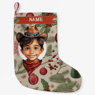 Cowboy-Weihnachtsstrumpf Kleiner Weihnachtsstrumpf