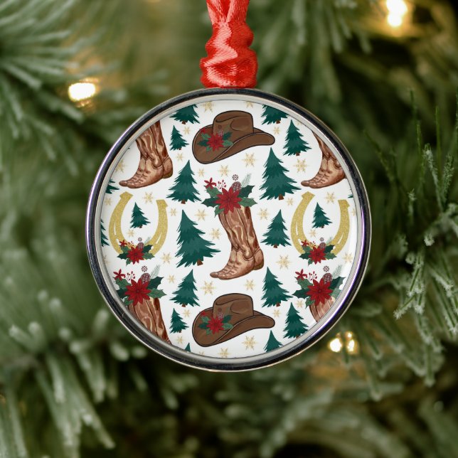 Cowboy Western Christmas Ornament Keepsake (Baum)