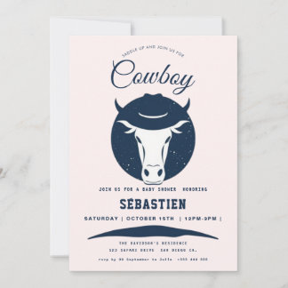 Cowboy Western Geburtstag Einladung