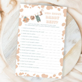 Cowboy Western Kinderdusche, die Daddy Best kennt