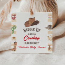 Cowboy Western Rodeo Wild West Baby Dusche