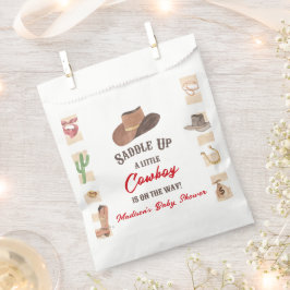 Cowboy Western Rodeo Wild West Baby Shower Geschenktütchen
